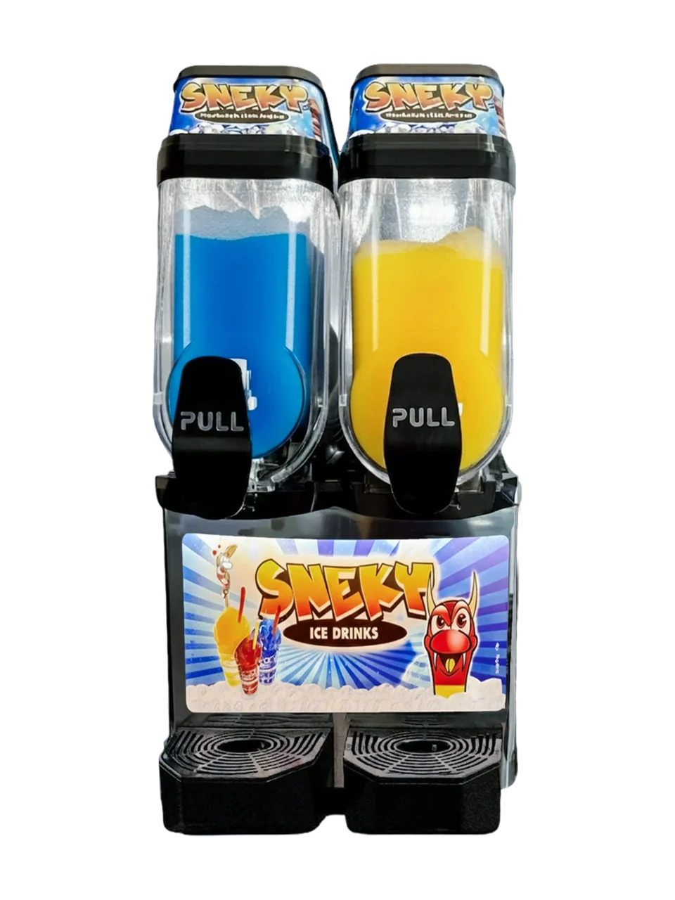 FrozenJack POWER X mit zwei doppelwandigen Behältern und LED-Front