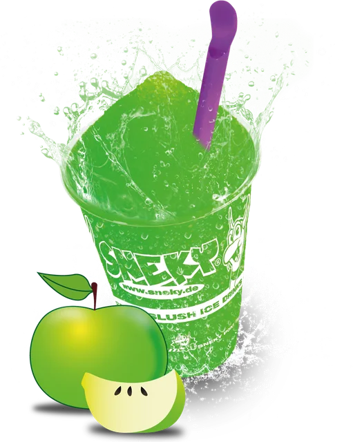 SNEKY Slush-Becher Sorte Apfel