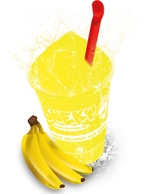 SNEKY Slush-Becher Sorte Banane