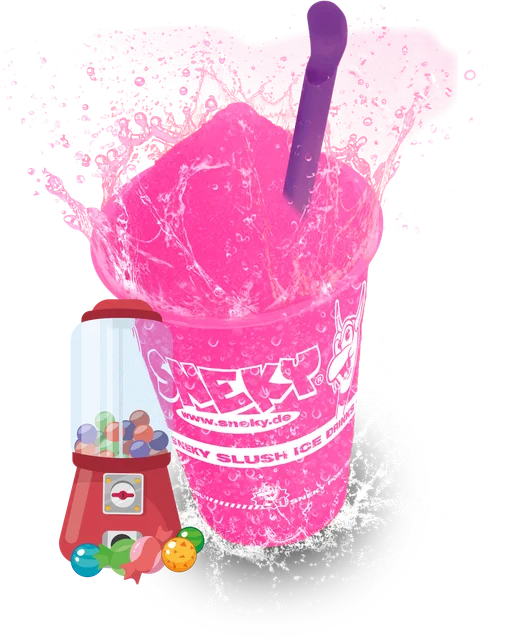 SNEKY Slush-Becher Sorte Bubble Gum