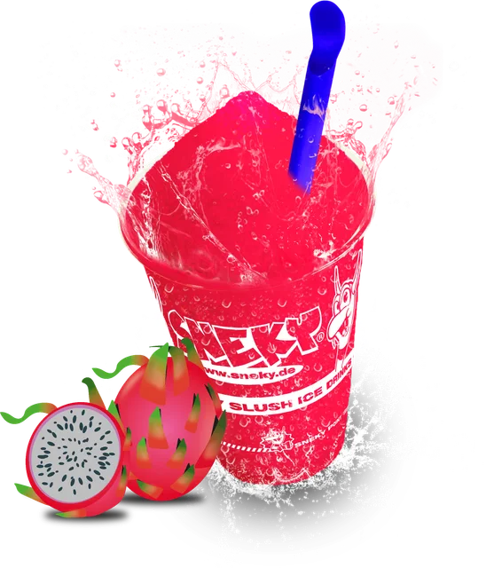 SNEKY Slush-Becher Sorte Drachenblut