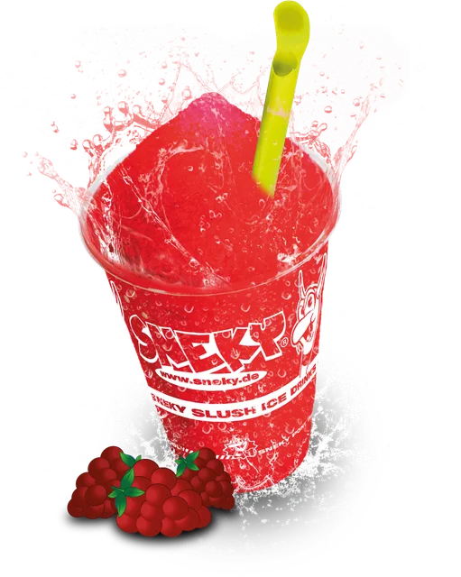 SNEKY Slush-Becher Sorte Himbeere
