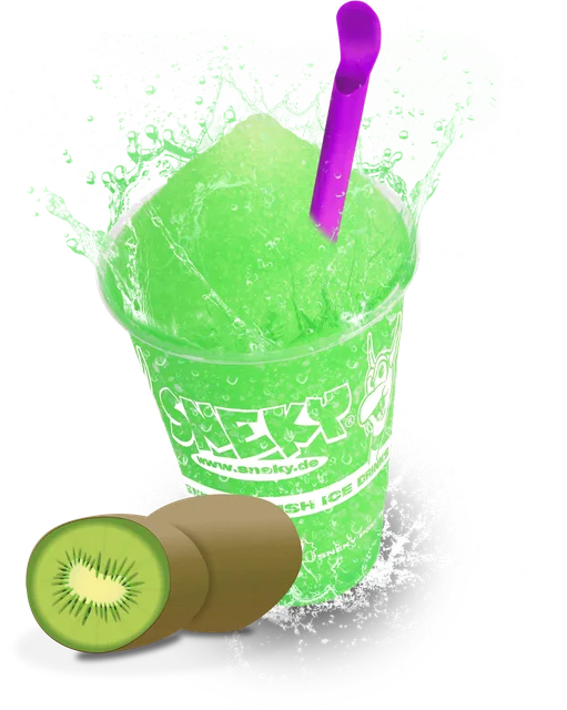 SNEKY Slush-Becher Sorte Kiwi