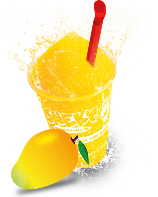 SNEKY Slush-Becher Sorte Mango