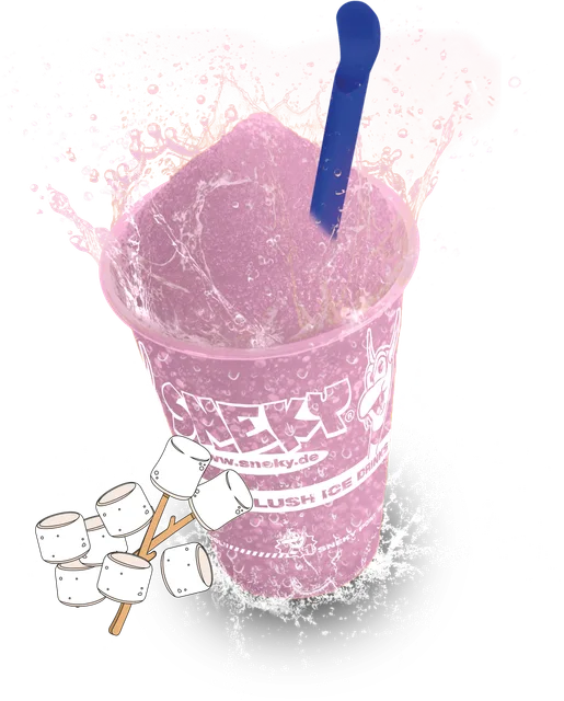 SNEKY Slush-Becher Sorte Marschmallow