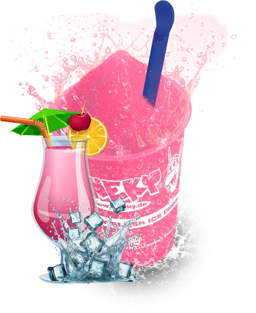 SNEKY Frozen Mocktail Pink Gin