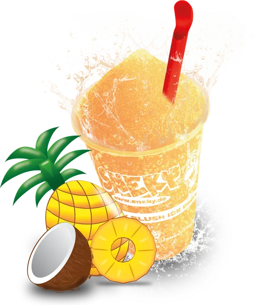 SNEKY Slush-Becher Sorte Pina Colada