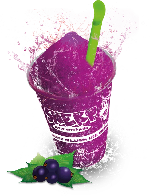 SNEKY Slush-Becher Sorte Schwarze Johannisbeere