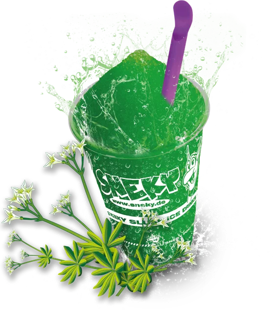 SNEKY Slush-Becher Sorte Waldmeister