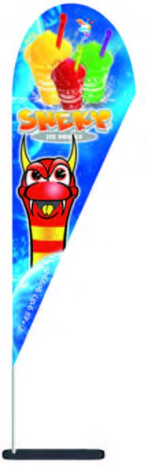 SNEKY Werbemittel: Beach Flag
